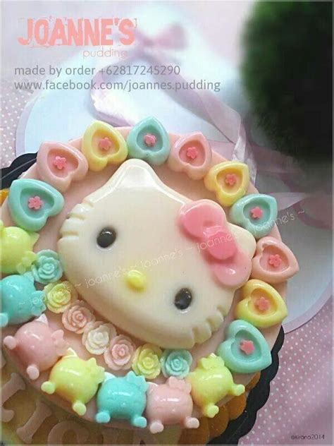 And because she is in a great hurry, hello kitty would be very grateful if you could give her a hand with the recipe. Hello Kitty Pudding | Pastel cakes, Sweet desserts, Jelly cake
