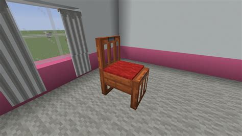 Place a quartz slab one block away from the pool. Slab and Trapdoor Chair - Minecraft Furniture