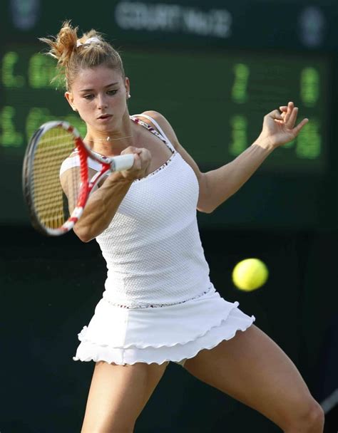 Camila Giorgi Camila Giorgi At Wimbledon Tennis Championships In
