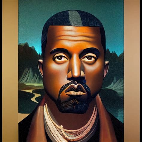 A Picture Of Kanye West Mona Lisa Inspired Midjourney Openart