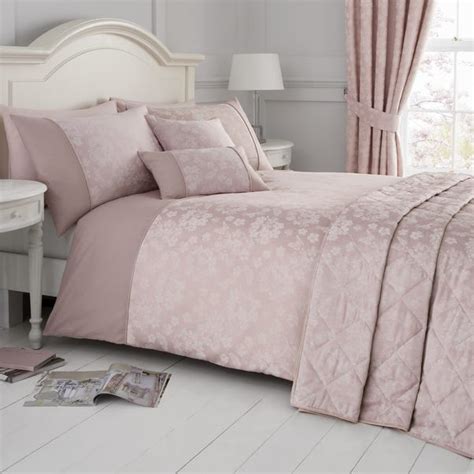 Serene Blossom Blush Duvet Cover And Pillowcase Set Dunelm