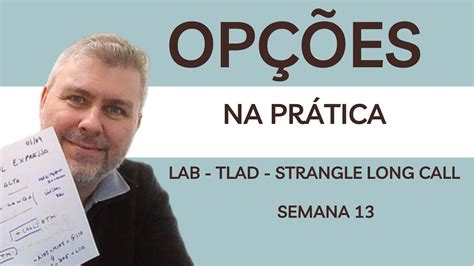 Opções na prática Trava de Linha Assimétrica Dupla TLAD e Strangle Long Call Semana