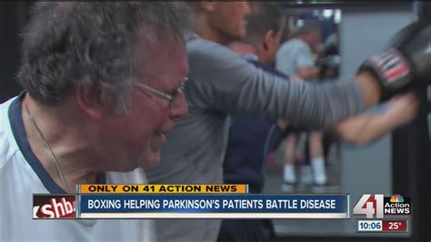 local men fighting parkinson s disease in boxing ring youtube