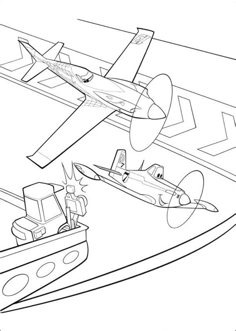Beautiful disney planes coloring pages with airplane coloring page. Kids-n-fun.com | 33 coloring pages of Planes