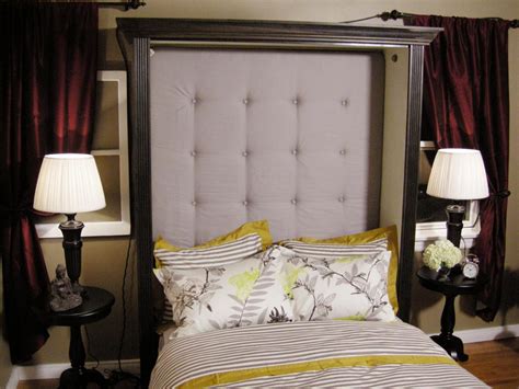 You can make a do it yourself upholstered headboard and diy platform bed frame with a few steps and materials. How to Make a Tufted Headboard | HGTV