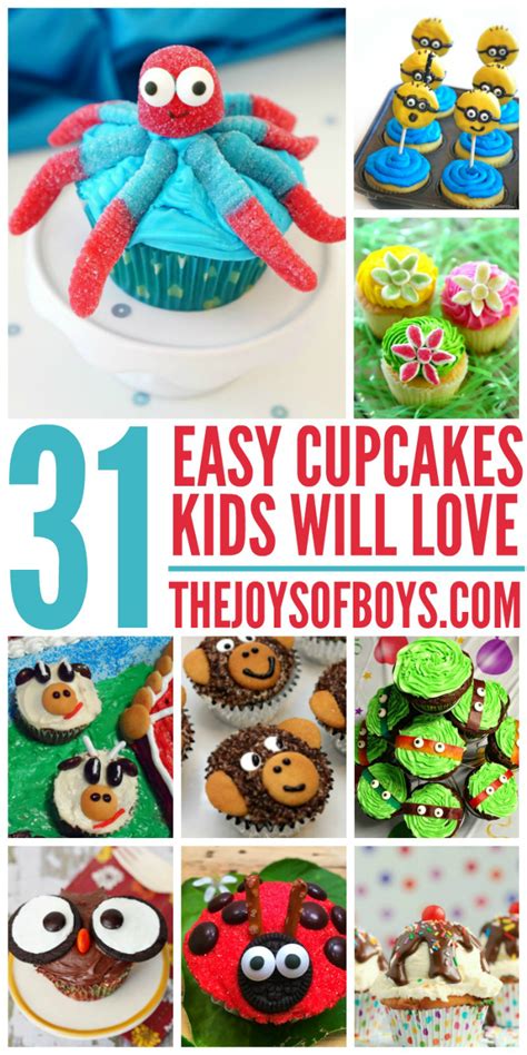 31 Easy Cupcake Recipes Kids Will Go Crazy For