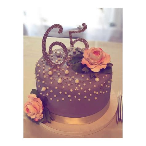 65th birthday cake