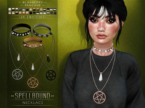 Spellbound Necklace At Blahberry Pancake Sims 4 Updates
