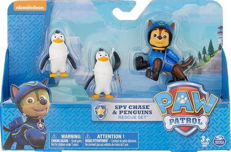 Paw Patrol Spy Chase And Penguins Rescue Set Figures Amazon Canada