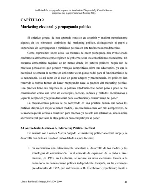 Marketing Electoral Y Propaganda Pol Tica