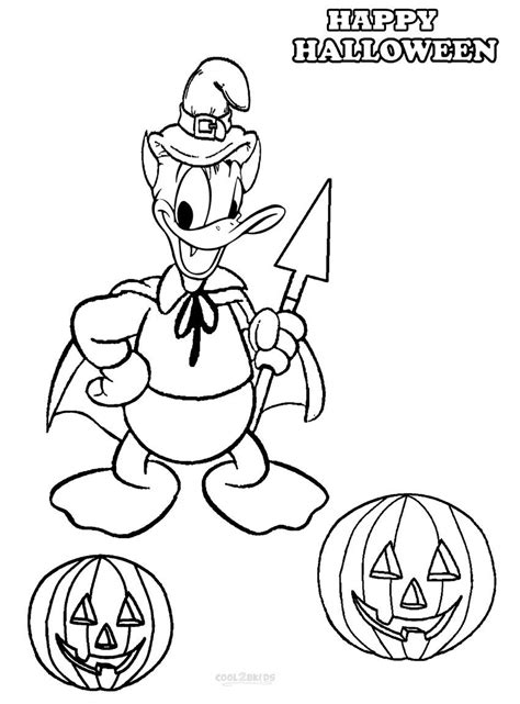 You can also use these as decorations. Donald Duck Coloring Pages | Halloween coloring pages ...
