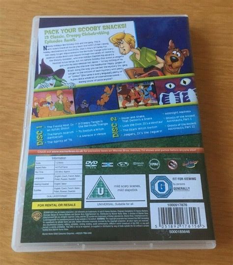 Scooby Doo 13 Spooky Tales Around The World 2 Disc Dvd Set Region 2