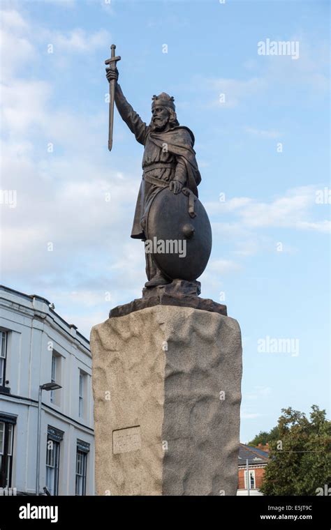 King Alfreds Statue A Famous And Iconic Landmark In Winchester City