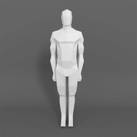 Low Poly Man 3d Asset Vr Ar Ready Cgtrader