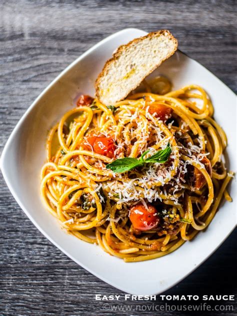 45 pasta recipes to make now. Quick and easy Pasta Sauce Recipe - The Novice Housewife