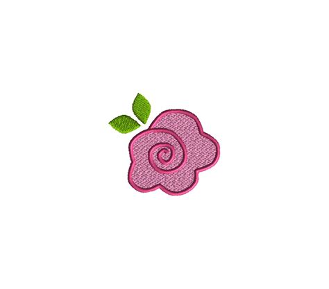 Mini Rose Machine Embroidery Design 3 Sizes Garden