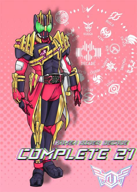 Kamen Rider Decade 21 Gold By G00ax On Deviantart In 2021 Kamen Rider