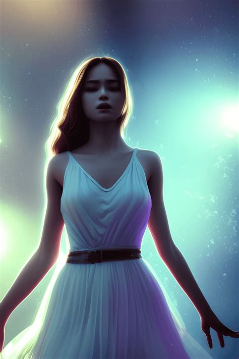 Cinematic Light Girl Solo Dress Lift · Creative Fabrica
