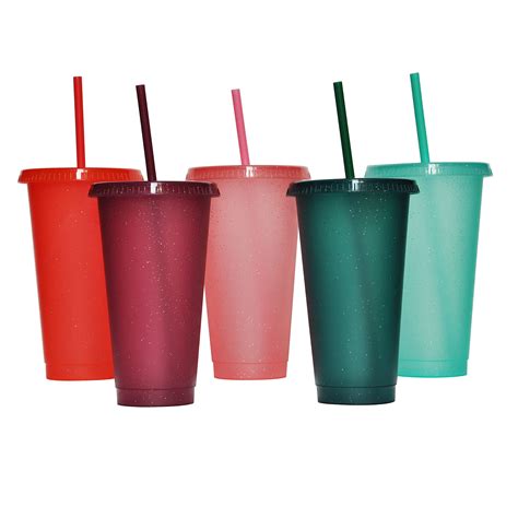 Tumbler With Straw And Lidwater Bottle Iced Coffee Travel Mug Cup