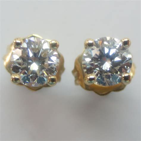 I don't know how much today buying diamond jewelery is highly in demand. 1/2 CARAT BRILLIANT CUT POLISHED DIAMONDS GOLD STUD ...