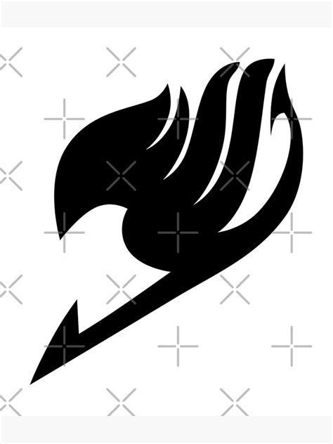 Fairy Tail Symbol Poster By Elizaldesigns Redbubble