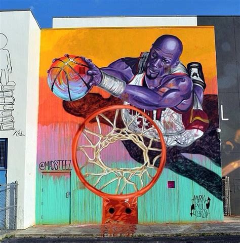 Basketball Mural By Madsteez In Miami 1214 Lp Murales Graffiti