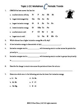 Wstuedaetnhtes rcamn auspestheir answers recorded. 29 Periodic Trends Practice Worksheet Answers - Worksheet ...