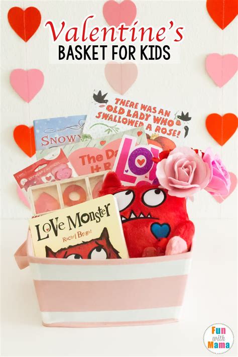 Your kids will love creating these gifts with you. Valentines Basket - Valentine's Gifts For Kids - Fun with Mama