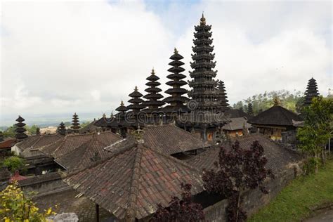 Complex Of Besakih Temple Bali Indonesia Stock Photo Image Of Asian