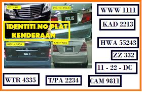 Plat nomor bagian belakang motor saya yang hilang karena jatuh entah di mana penyebabnya. Minda Insan: No Plat Kenderaan? Negeri Mana Asalnya?