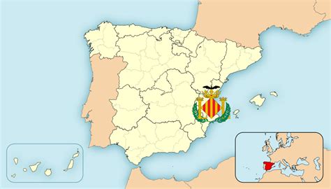 Valencia Mapa Espana