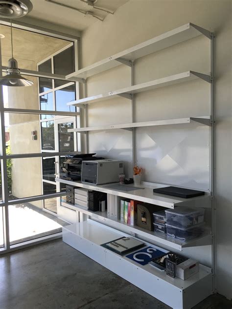 Shelving In A Design Studio Six Tiers With A Base Enclosure By E Z