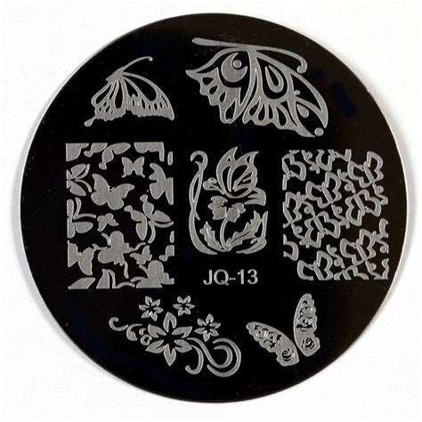 Stamping Plate Jq 13 Nail Art From Naio Nails Uk