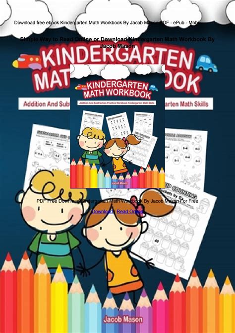Pdf Kindergarten Math Workbook By Jacob Mason By Jakubowskimay7785 Issuu