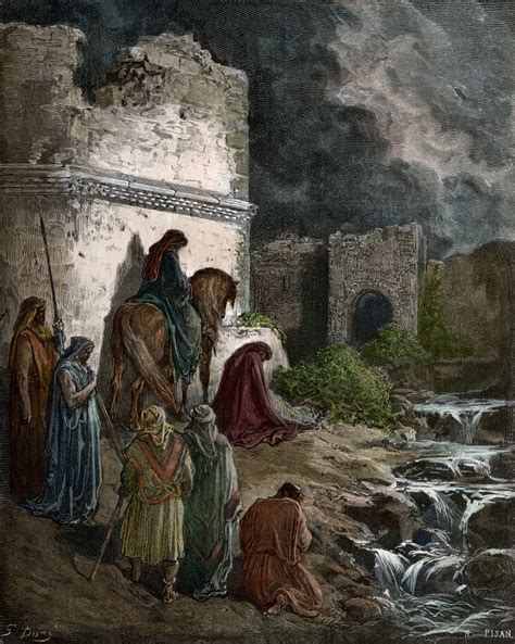Nehemiah Jerusalem Nnehemiah Viewing Secretly The Ruins Of Jerusalem