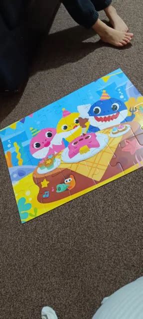 Pinkfong Baby Shark New Floor Puzzlejigsaw 24 Pieces £550 Picclick Uk