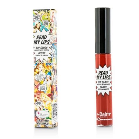 thebalm read my lips lip gloss infused with ginseng wow 6ml 0 219oz 6ml 0 219oz fred meyer