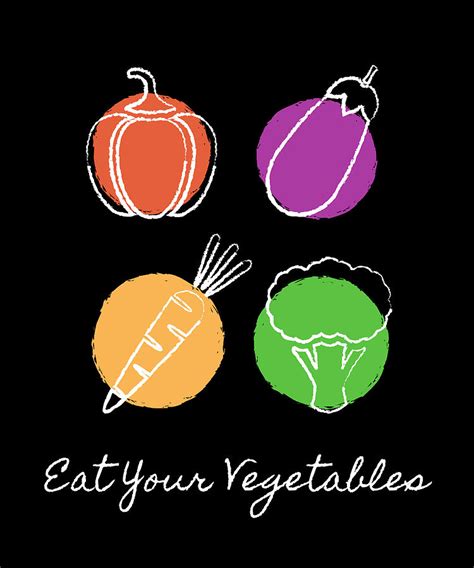 Eat Your Vegetables Digital Art By Bart Stobienia Fine Art America