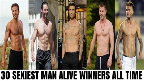 30 Sexiest Man Alive Winners All Time People Magazine Youtube