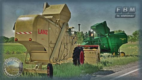 John Deere Lanz Combine Harvester Md 250 S V1000 Ls22 Farming