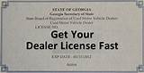 State Of Georgia Used Car Dealers License Photos