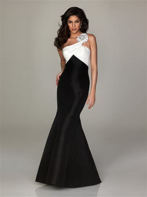 Black And White Prom Dresses Bridal Wedding Dresses Gown