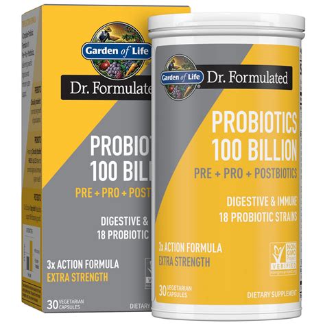 Garden Of Life Dr Formulated Once Daily 3 In 1 Complete Probiotics