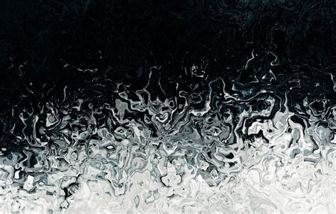 Photo Wallpaper White, Black, Liquid, Textures, Abstraction ...