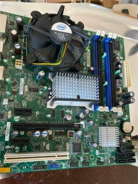 Intel Dq45cb Motherboard Quad Cpu With Heatsink Fan And Etsy