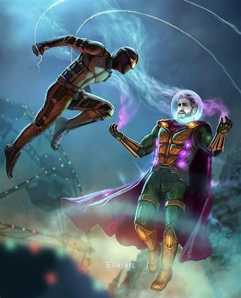 Spider Man Vs Mysterio By Ellejart Rmarvelstudios