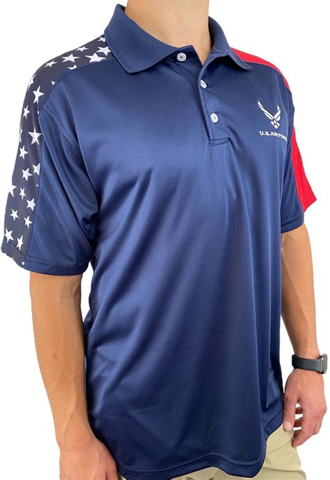 Air Force Patriotic Polo Shirt Etsy