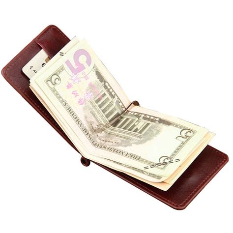 It will have a variety of credit card slots available from a few to many. Famous brand Mini Men's leather money clip wallet with coin pocket card slots Thin purse for man ...