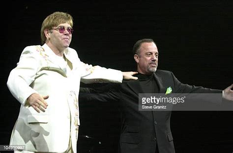 Billy Joel And Elton John In Concert Photos And Premium High Res
