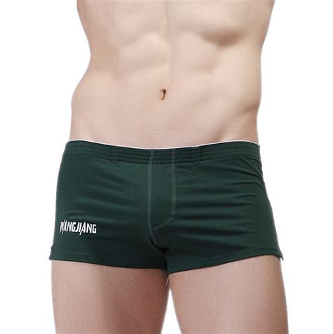 High Quality Underwear Boxer Men Cotton Mens Trunks Print Designed Sexy